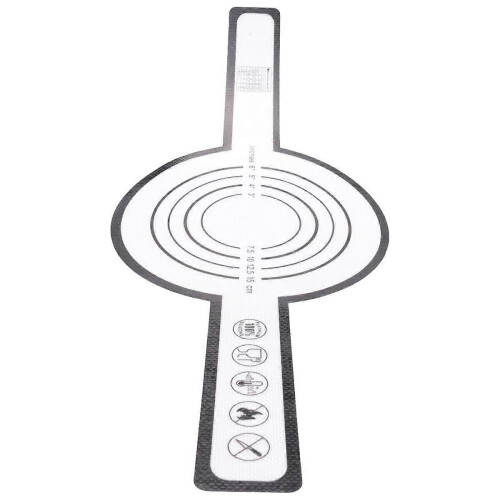 Silicone Baking Mat compatible with Dutch Oven Bread Baking Non-Stick Baking Mat with Long Handle 8.3Inch Reusab 2