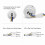 Interruptor de luz com sensor de movimento AC85-265V, sensor PIR compatível com ajuste de retardo de iluminação, detector de movimento. 2