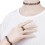 Vintage Boho Tattoo Choker Ελαστικό Ελαστικό Κολιέ Δαχτυλίδι Βραχιόλι Σετ Ρετρό Χέννα 4
