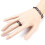 Vintage Boho Tattoo Choker Ελαστικό Ελαστικό Κολιέ Δαχτυλίδι Βραχιόλι Σετ Ρετρό Χέννα 5