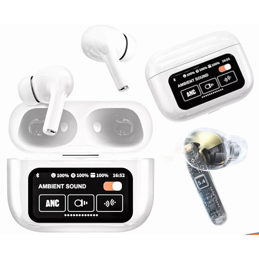 Tws Touchscreen Earbuds, Bluetooth 5.4 Wireless Earphones For All Iphone Android Â Smart Charging Case 5305266737475