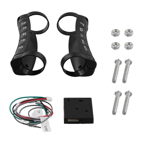 Universal Multi-Function Wireless Steering Wheel Controller Bluetooth DVD Navigation Buttons Control 1