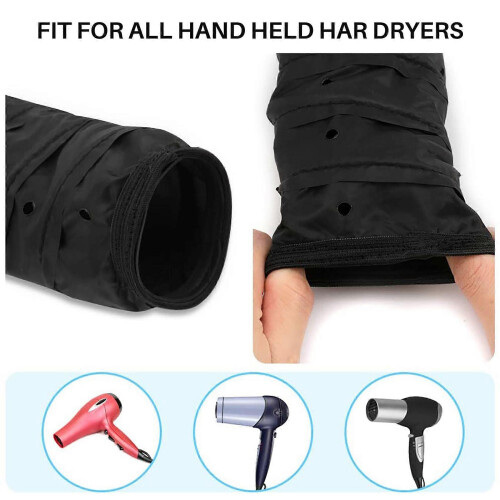 Acessório para secador de cabelo com capuz - Capuz extragrande, macio e ajustável, compatível com secador de cabelo de mão. 2
