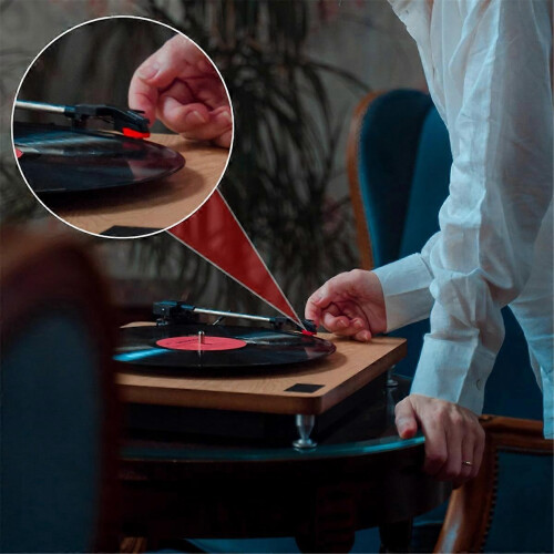 Conjunto de 4 agulhas de diamante para toca-discos, compatíveis com toca-discos ION Player LP. 1