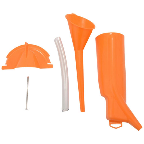 Kit de troca de óleo com funil e filtro de óleo anti-gotejamento, compatível com 1