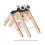 Wooden Walking Spider Robot Spider Robot DIY Assemble Model Science Technology Experiment Kit 4