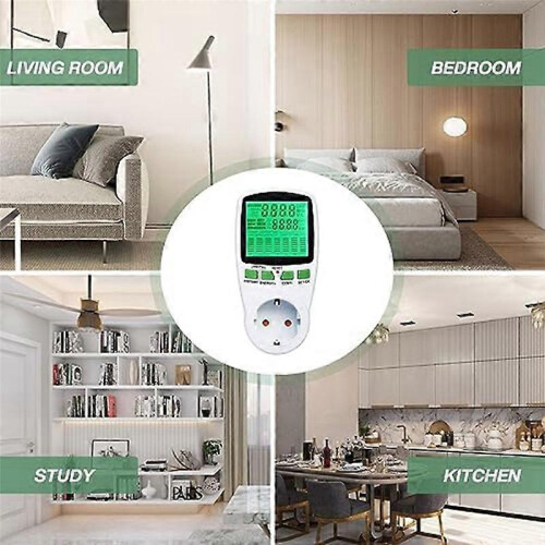Medidor de Potência e Energia com Display LCD, Compatível com Sistemas Solares 2