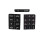 Car Center Console CD Panel Multimedia Button Stickers kompatibel mit W218 2014-2017 GLA X156 2013-2016 5