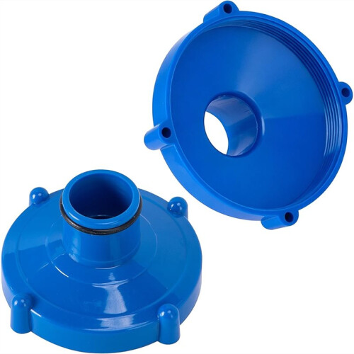 2 Pcs Pool Hose Adapter Replacement, Pool Skimmer Vacuum Hose Adapter, for 32mm Connection 80mm Screw Pools System