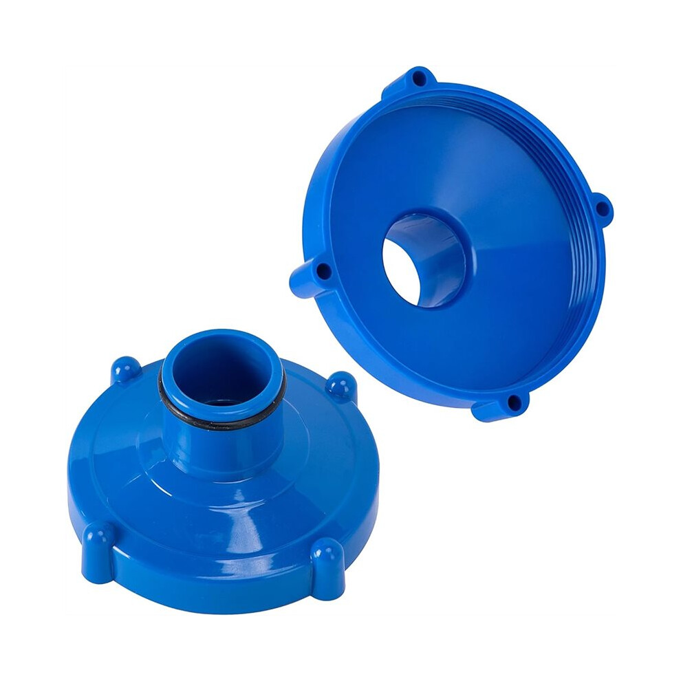 2 Pcs Pool Hose Adapter Replacement, Pool Skimmer Vacuum Hose Adapter, For 32Mm Connection 80Mm Screw Pools System 4712412674835