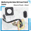 Sensor de nível de combustível para motocicleta/scooter, compatível com JOG 90, JOG50 e 2JA. 4