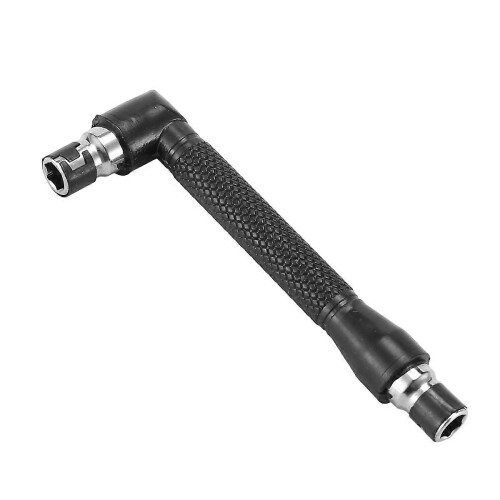 L Shape 1/4 Inch Hex Wrench Double Head 90 Degree Right Angle Screwdriver Bits 1