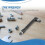 L Shape 1/4 Inch Hex Wrench Double Head 90 Degree Right Angle Screwdriver Bits 4