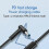 Câble de charge rapide PD Type-C pour ordinateur portable compatible avec le câble de charge HP 65W DC4530 3