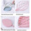 Drain Soap Box Leaf Modeling Soap Holder Bathroom Case Container2pcs-pink 4