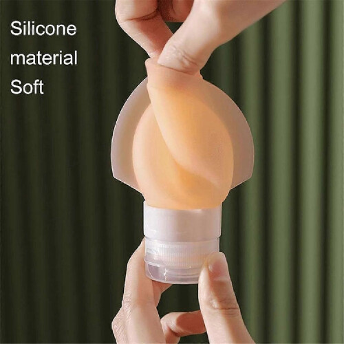 Portable Silikonflaschen mit großem Durchmesser kompatibel mit Reisen 2