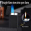 Triple Flame Torch Lighter Gray Metal Refillable Butane Windproof Design with Adjustable Blue Flame 2