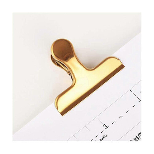 Pacote com 10 prendedores para sacos de batata frita, em aço inoxidável, 7,6 cm (3 polegadas), resistentes, compatíveis com cozinha e escritório. 1