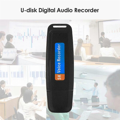 Draagbare oplaadbare U-Disk USB digitale audio spraakrecorder mini dictafoon geactiveerde recorder 2
