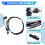 Car Front Bumper Light Bar Logo Lamp Led Wire Harness for  ID.4 5