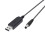 Καλώδιο μετατροπής USB σε DC, καλώδιο ανύψωσης τάσης 5V σε 12V, αρσενικό 5.5x2.1mm DC, 1M, νέο 4