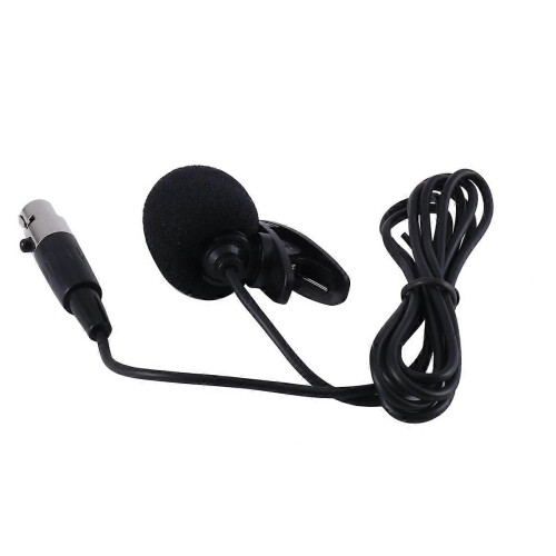 Professionele dasspeldmicrofoon met 4-pins XLR-aansluiting, compatibel met bodypacks. 2
