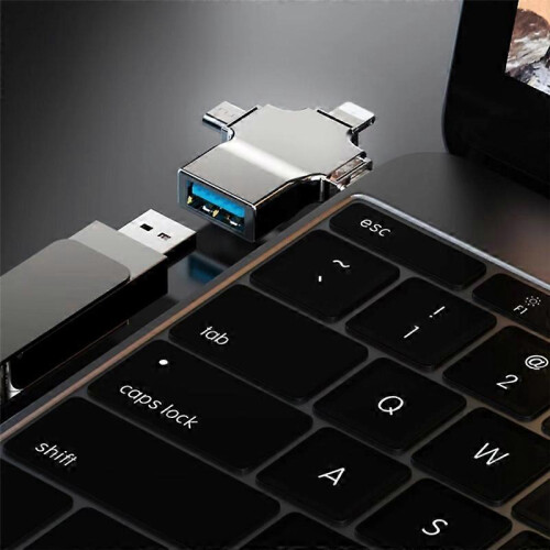 SD Card Reader Micro-Card Adapter 4 in 1 USB 3.0 Micro-Sd to USB Cardreader USB compatible with Apple Interface 2