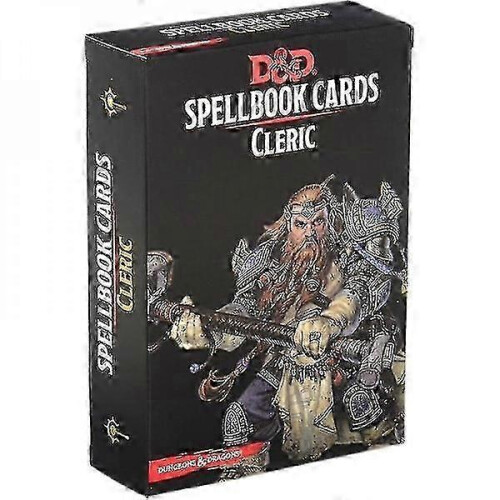 Board Game Priest Dungeons & Dragons Spellbook Card: Priest Board Game