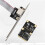 Adaptador de rede Mini PCI Express PCI E Gigabit Ethernet LAN RJ45, compatível com: 3