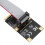 Adaptador de rede Mini PCI Express PCI E Gigabit Ethernet LAN RJ45, compatível com: 5