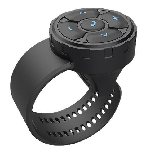 Robot Wireless Bluetooth Remote Button Universal Motorcycle/Bike Handlebar Media Controller Car Stee 2