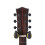 Supporto per chitarra da parete con bloccaggio automatico, compatibile con chitarre acustiche. 3
