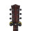 Supporto per chitarra da parete con bloccaggio automatico, compatibile con chitarre acustiche. 4