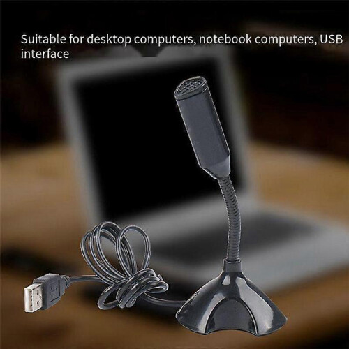Microphone USB pour ordinateur portable, micro vocal haute sensibilité, mini micro de studio avec support et console de jeux 1