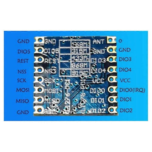 Modulo Lora SX1276 Modulo ricevitore wireless Comunicazione wireless a lungo raggio a spettro diffuso (915 1