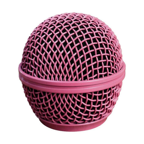 Microphone Capsule Replacement, Steel Mesh Microphone Grille Cap, compatible with Shure SM58 Windscreen (2 Pcs) 2
