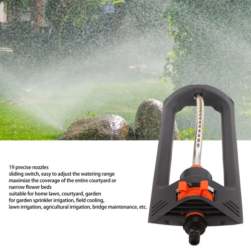 Adjustable Oscillating Lawn Sprinkler for Yard, Even Spray Coverage and Wide Area Irrigation 1