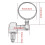 Motorcycle Universal Rearview Mirror compatible with 22mm Handlebar Modification Side Mirror Accessories 4