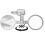 Motorcycle Universal Rearview Mirror compatible with 22mm Handlebar Modification Side Mirror Accessories 5