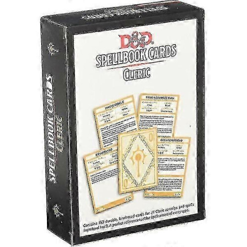 Board Game Priest Dungeons & Dragons Spellbook Card: Priest Board Game 1