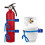 Support mural pour bouteille de propane avec vis et coffre-fort 5