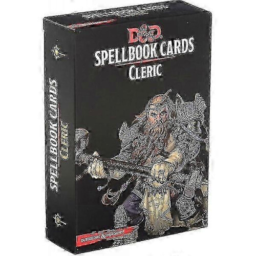 Board Game Priest Dungeons & Dragons Spellbook Card: Priest Board Game 2