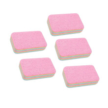 5pcs Peelable Layered Microfiber Cleaning Sponge Set, Super Absorbent Reusable Sponges for Kitchen and Bathroom