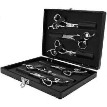 Leather Salon Scissors Storage Case,Scissor Case Shear Case for Hair Stylist Hairdressers Leather Salon Comb and Scissors Holder Hair Cutting Scissors