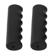 2 Pack Anti‑Slip Rubber Wheelbarrow Handle Grips 22‑30mm Weather‑Resistant Universal Replacement Covers