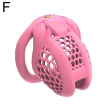 (Pink 2) Male Chastity Device Security New Stimulation and Pleasure Multiple Functions