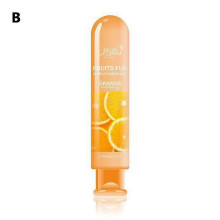 (Orange) Fruity Lubricant Lube & Gel Perfect Glide Sex Sexual Mild Massage Oil