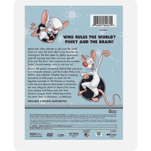 Pinky And The Brain Complete Series (DVD,12-Disc Set,Vol.1 2 3) NEW 2