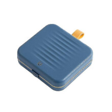 (blue) Magnetic Sewing Box Home Travel Convenient Sewing Storage Box Simple Shape Large NIUNIU