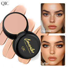 (140#, 15g) 6-Color Concealer Palette: Waterproof, sweat-resistant, and smudge-proof; long-lasting contouring, concealing, and foundation palette